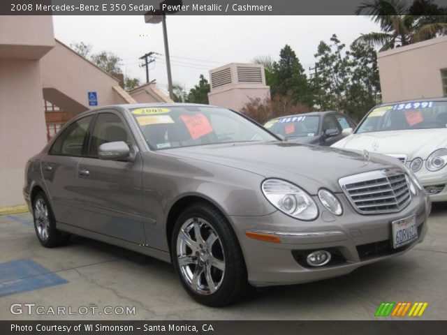 2008 Mercedes-Benz E 350 Sedan in Pewter Metallic