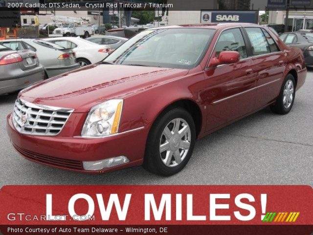 2007 Cadillac DTS Sedan in Crystal Red Tintcoat