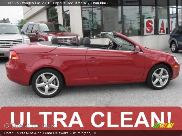 2007 Volkswagen Eos 2.0T in Paprika Red Metallic