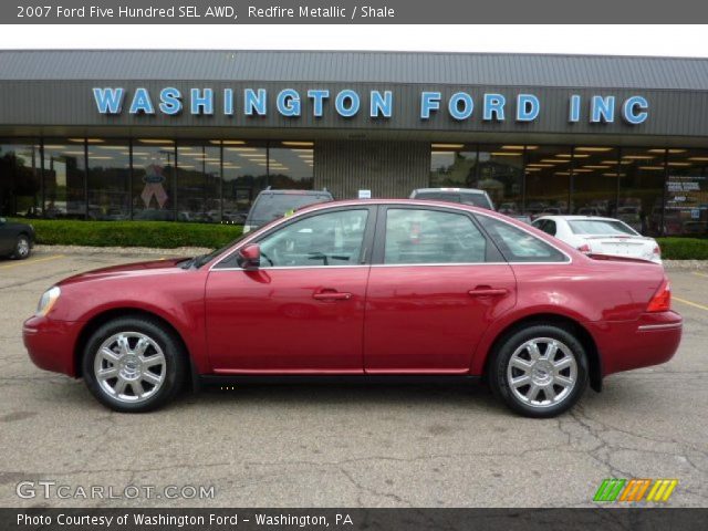 2007 Ford Five Hundred SEL AWD in Redfire Metallic