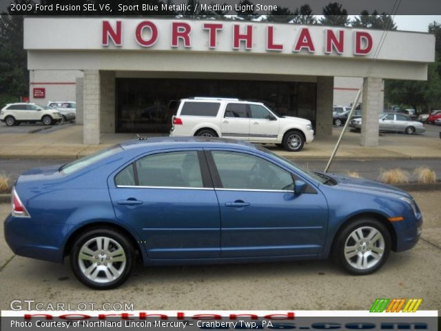 2009 Ford Fusion SEL V6 in Sport Blue Metallic