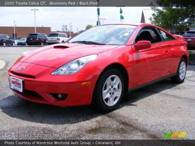2003 Toyota Celica GT in Absolutely Red