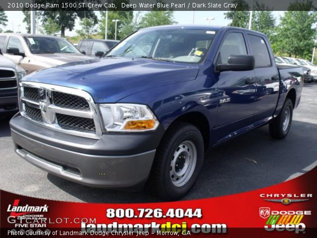2010 Dodge Ram 1500 ST Crew Cab in Deep Water Blue Pearl