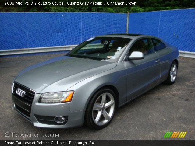 2008 Audi A5 3.2 quattro Coupe in Quartz Grey Metallic