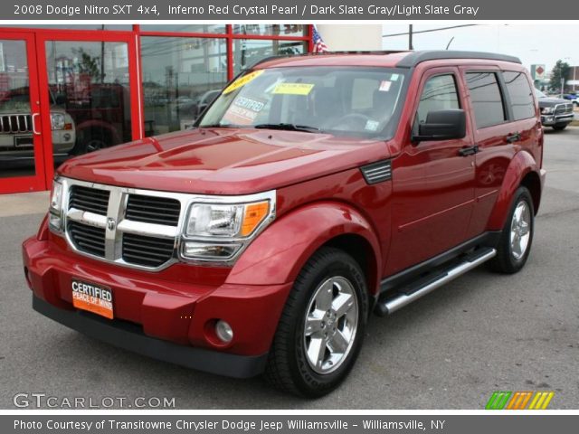 2008 Dodge Nitro SXT 4x4 in Inferno Red Crystal Pearl