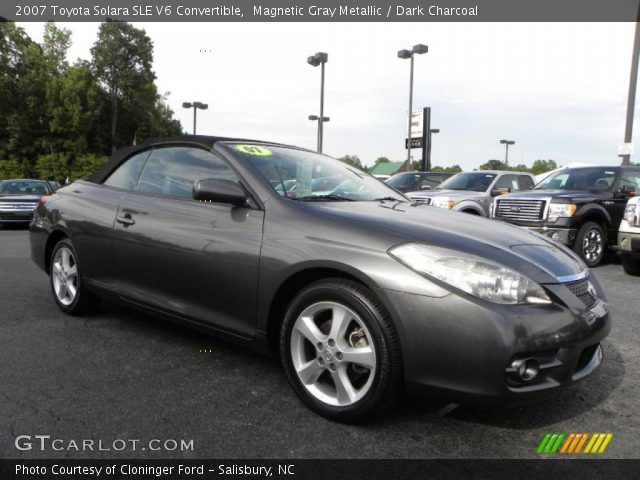 2007 Toyota Solara SLE V6 Convertible in Magnetic Gray Metallic