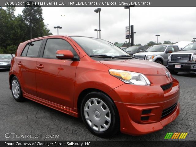 2008 Scion xD Release Series 1.0 in Hot Lava Orange