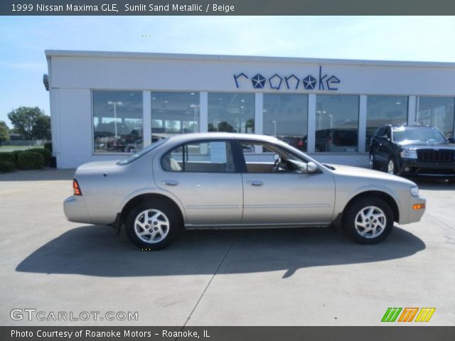 1999 Nissan Maxima GLE in Sunlit Sand Metallic