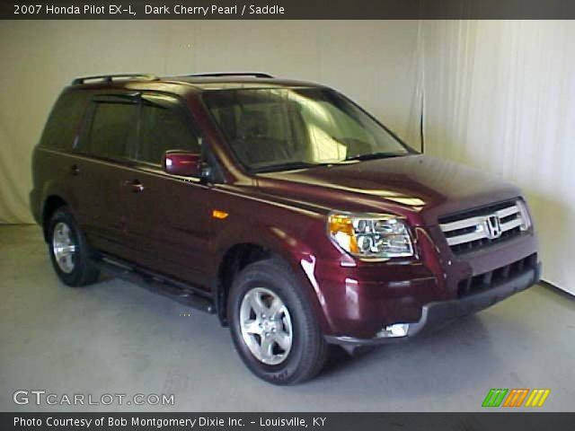 2007 Honda Pilot EX-L in Dark Cherry Pearl