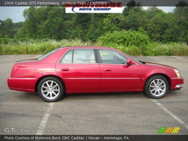 2006 Cadillac DTS Performance in Crimson Pearl