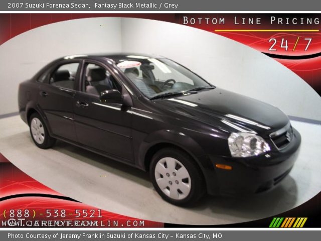 2007 Suzuki Forenza Sedan in Fantasy Black Metallic