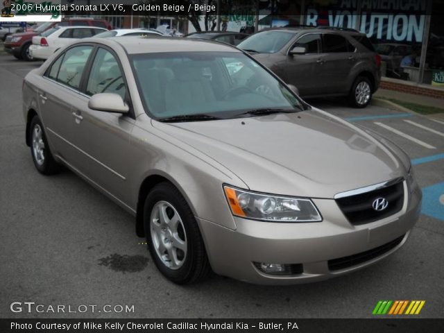 2006 Hyundai Sonata LX V6 in Golden Beige