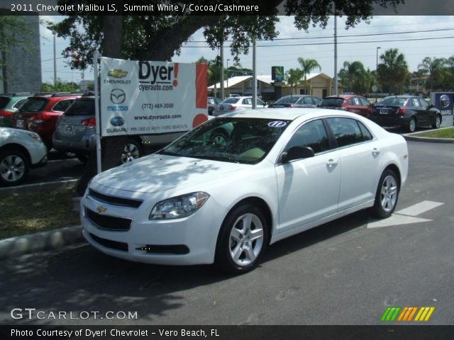 2011 Chevrolet Malibu LS in Summit White