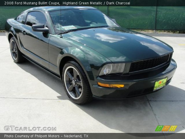 2008 Ford Mustang Bullitt Coupe in Highland Green Metallic