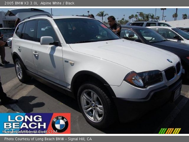 2005 BMW X3 3.0i in Alpine White