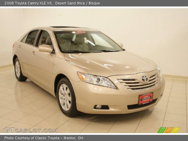 2008 Toyota Camry XLE V6 in Desert Sand Mica