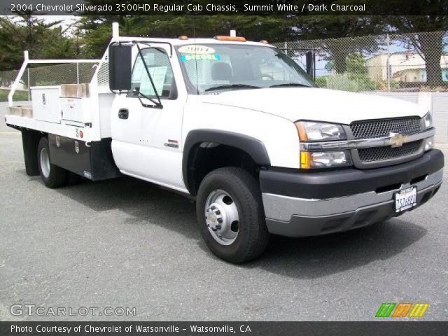 2004 Chevrolet Silverado 3500HD Regular Cab Chassis in Summit White