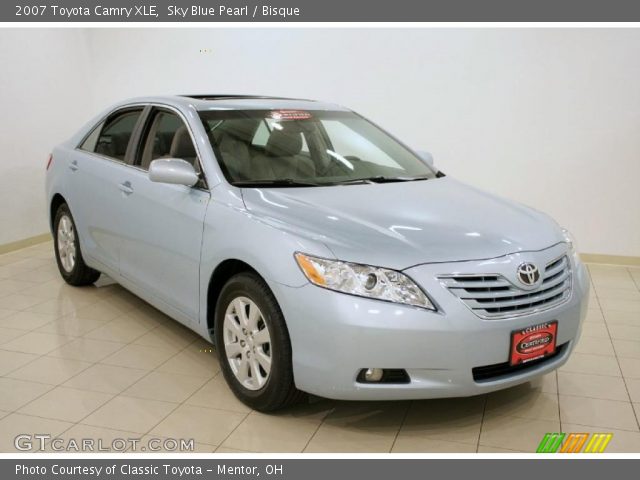2007 Toyota Camry XLE in Sky Blue Pearl