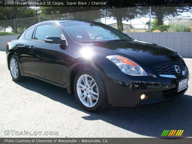 2008 Nissan Altima 3.5 SE Coupe in Super Black