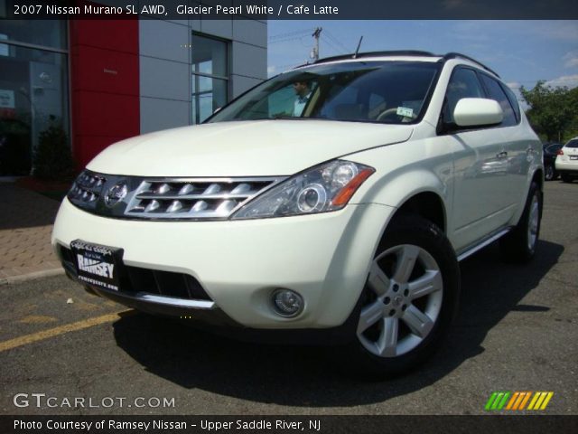 2007 Nissan Murano SL AWD in Glacier Pearl White