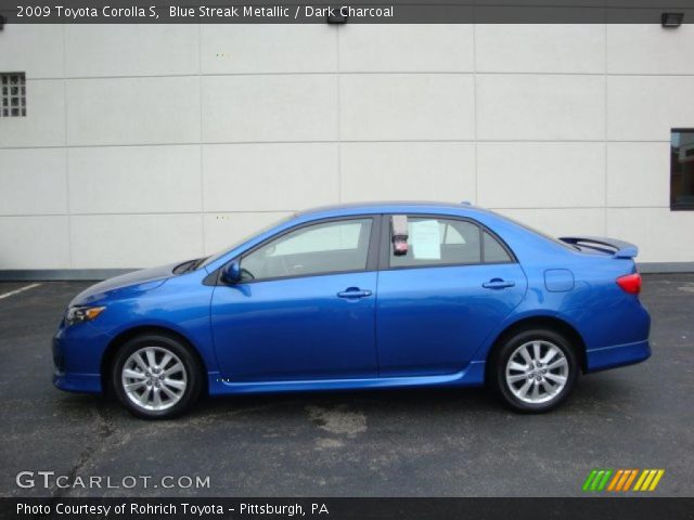 2009 Toyota Corolla S in Blue Streak Metallic