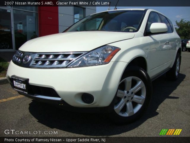 2007 Nissan Murano S AWD in Glacier Pearl White