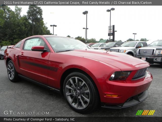 2011 Ford Mustang GT/CS California Special Coupe in Red Candy Metallic