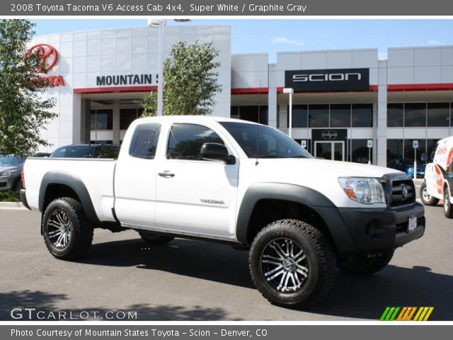 2008 Toyota Tacoma V6 Access Cab 4x4 in Super White