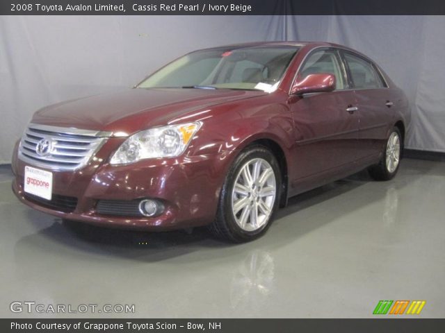 2008 Toyota Avalon Limited in Cassis Red Pearl