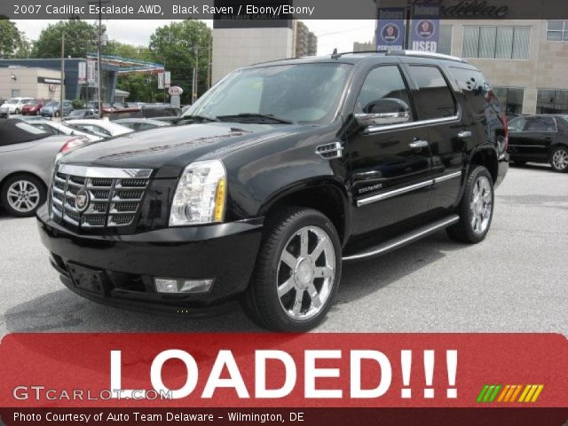 2007 Cadillac Escalade AWD in Black Raven