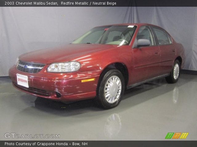 2003 Chevrolet Malibu Sedan in Redfire Metallic
