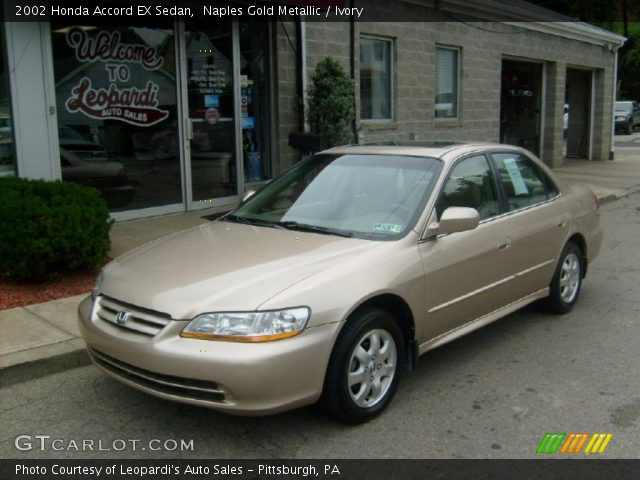 2002 Honda Accord EX Sedan in Naples Gold Metallic