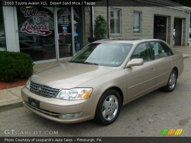 2003 Toyota Avalon XLS in Desert Sand Mica