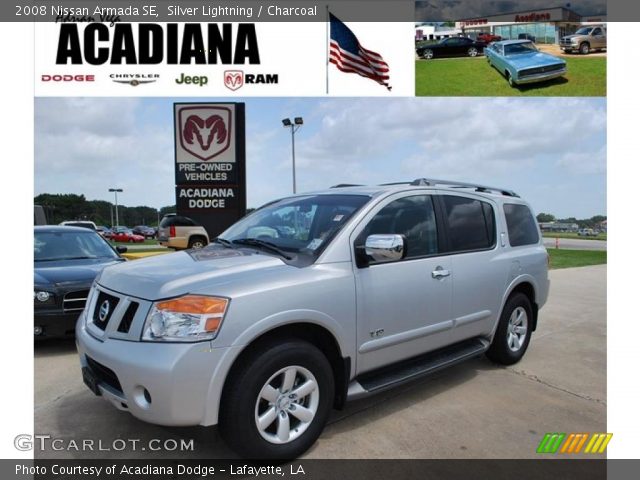 2008 Nissan Armada SE in Silver Lightning