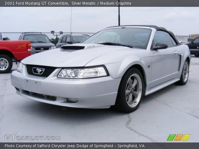 2001 Ford Mustang GT Convertible in Silver Metallic
