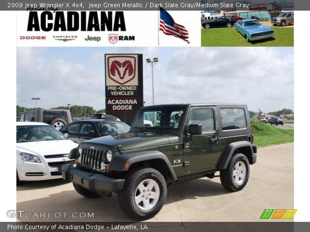 2009 Jeep Wrangler X 4x4 in Jeep Green Metallic