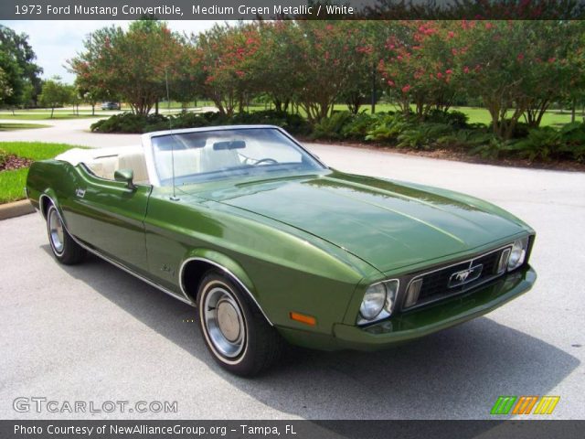1973 Ford Mustang Convertible in Medium Green Metallic