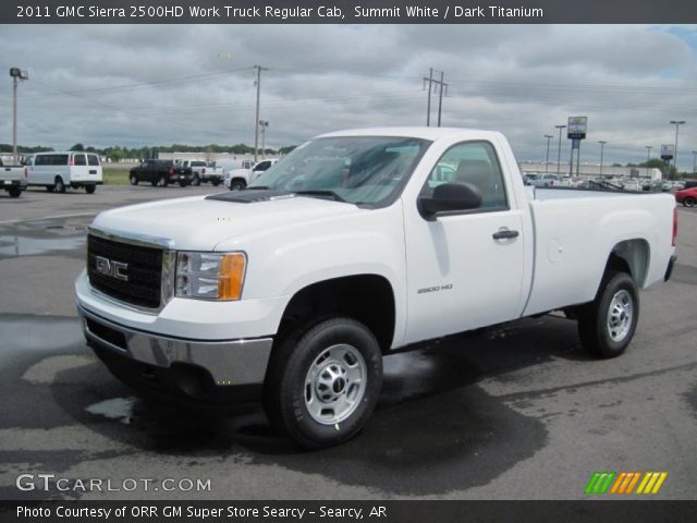 2011 GMC Sierra 2500HD Work Truck Regular Cab in Summit White