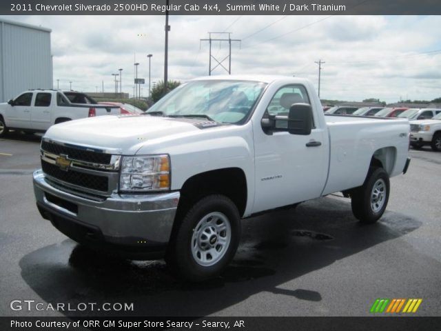 2011 Chevrolet Silverado 2500HD Regular Cab 4x4 in Summit White