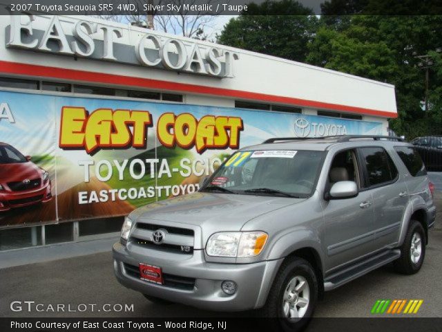 2007 Toyota Sequoia SR5 4WD in Silver Sky Metallic