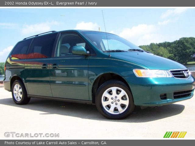 2002 Honda Odyssey EX-L in Evergreen Pearl