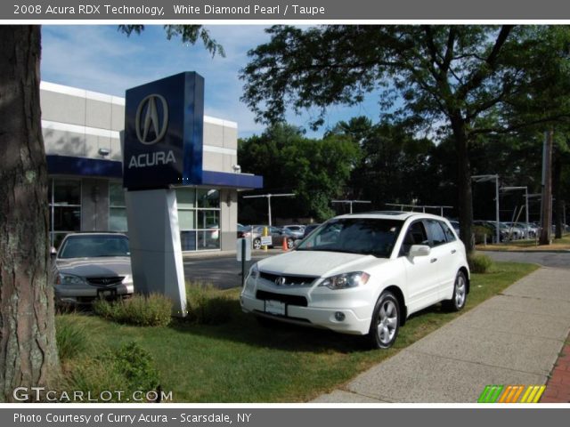 2008 Acura RDX Technology in White Diamond Pearl
