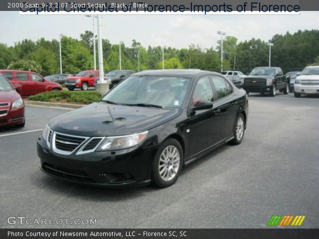 2008 Saab 9-3 2.0T Sport Sedan in Black