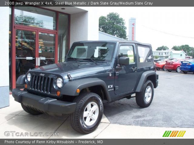 2008 Jeep Wrangler X 4x4 in Steel Blue Metallic