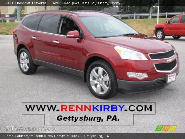 2011 Chevrolet Traverse LT AWD in Red Jewel Metallic