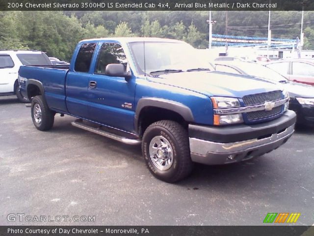 2004 Chevrolet Silverado 3500HD LS Extended Cab 4x4 in Arrival Blue Metallic