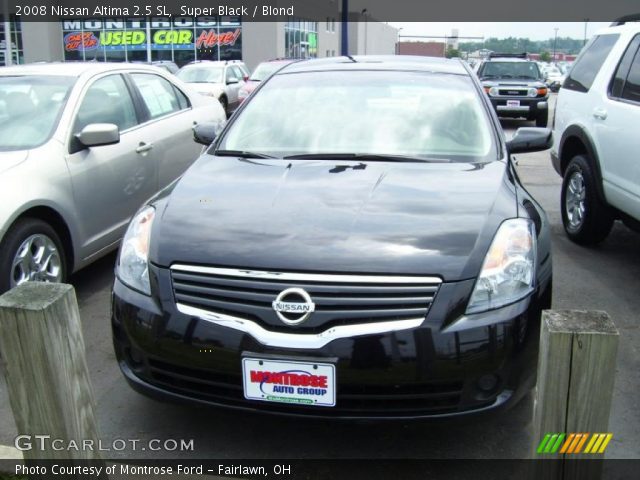 2008 Nissan Altima 2.5 SL in Super Black