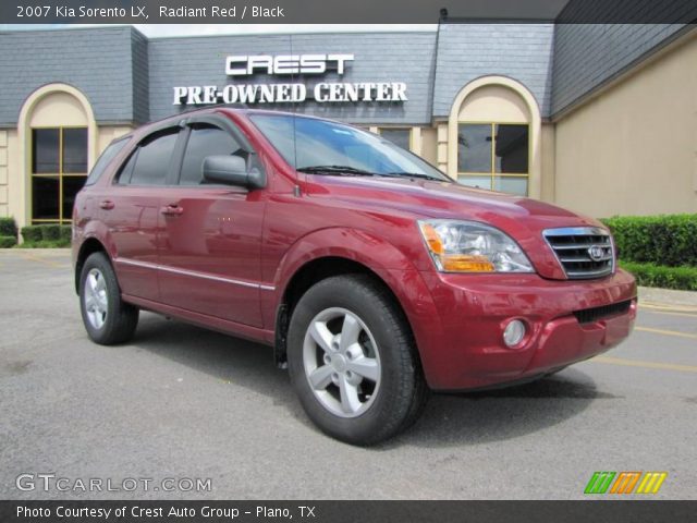 2007 Kia Sorento LX in Radiant Red