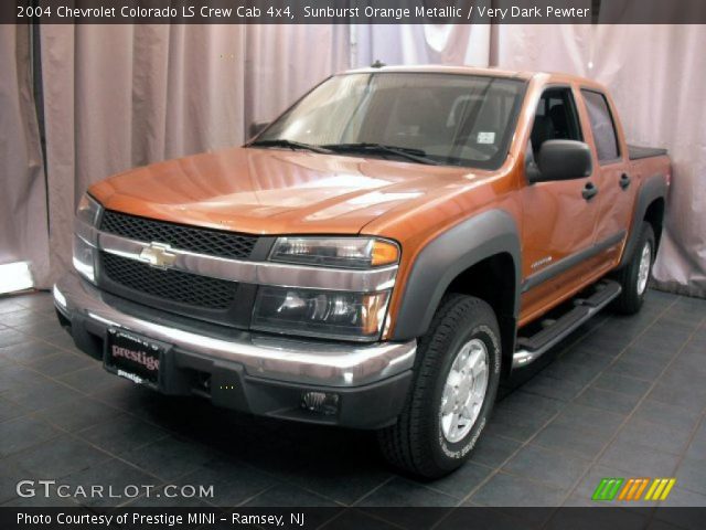 2004 Chevrolet Colorado LS Crew Cab 4x4 in Sunburst Orange Metallic