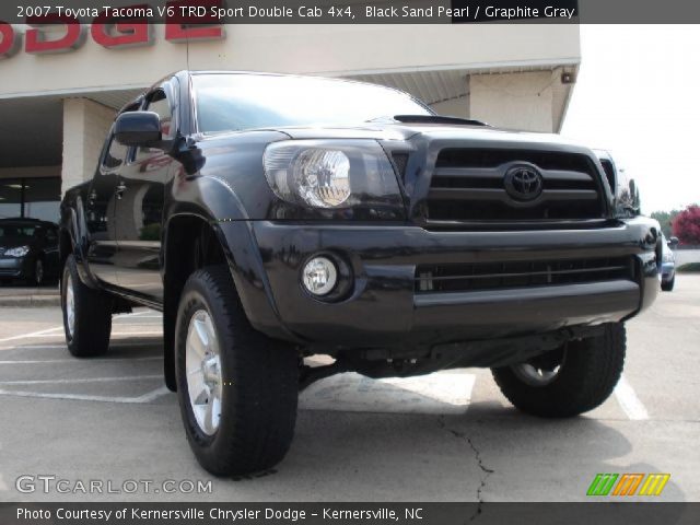 2007 Toyota Tacoma V6 TRD Sport Double Cab 4x4 in Black Sand Pearl